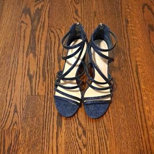 Jessica Simpson formal glitter shoes